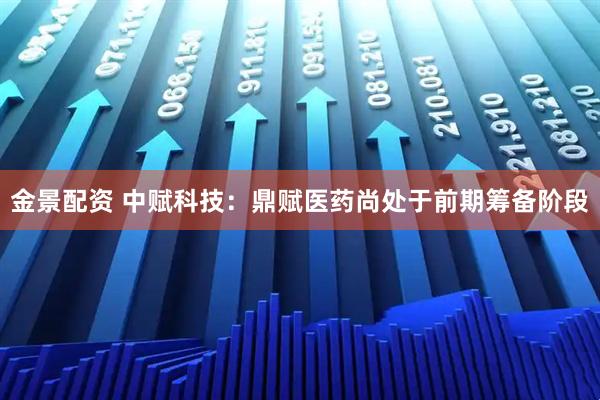 金景配资 中赋科技：鼎赋医药尚处于前期筹备阶段